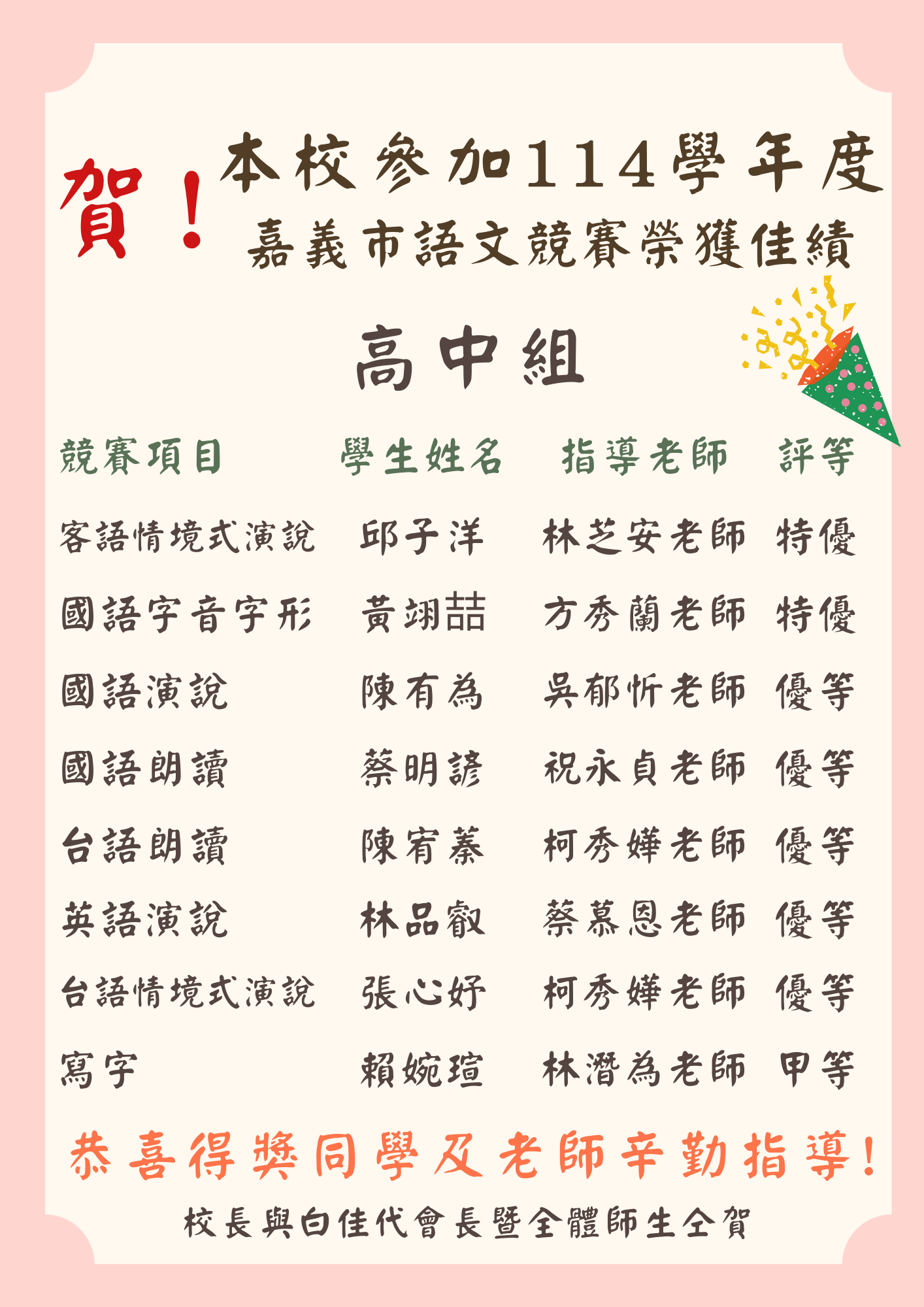 嘉義語文競賽2